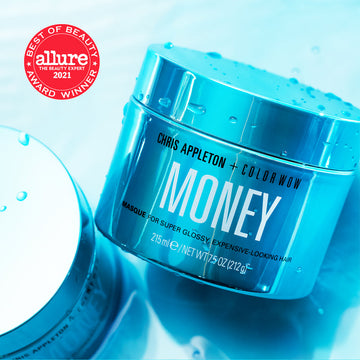 Chris Appleton + Color Wow Money Masque
Deep hydrating hair treatment for all hair types